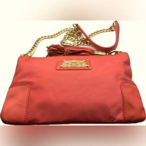 Juicy Couture Elegant Coral Shoulder Bag, Great Preowned Condition